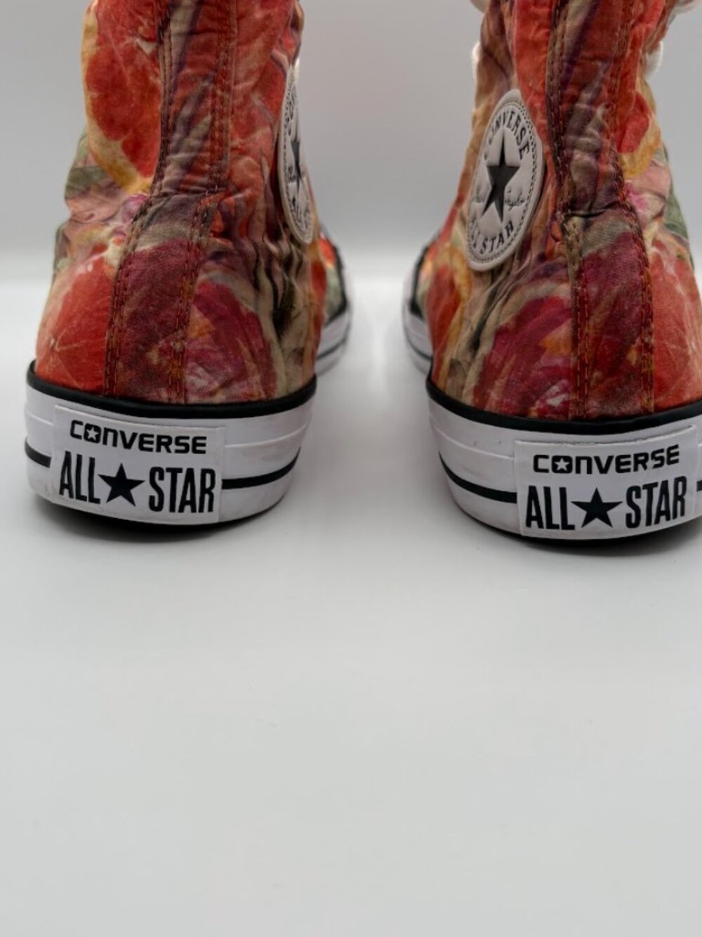 Converse Chuck Taylor Men's 11 Orange Grapefruit Fruit Slices High Top Shoe - Picture 8 of 11
